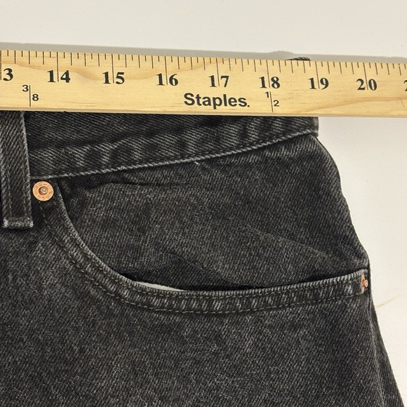 Levis 550 Relaxed Fit Black Jeans Mens 38 x 32 More Room in Seat and Thighs - Picture 5 of 11